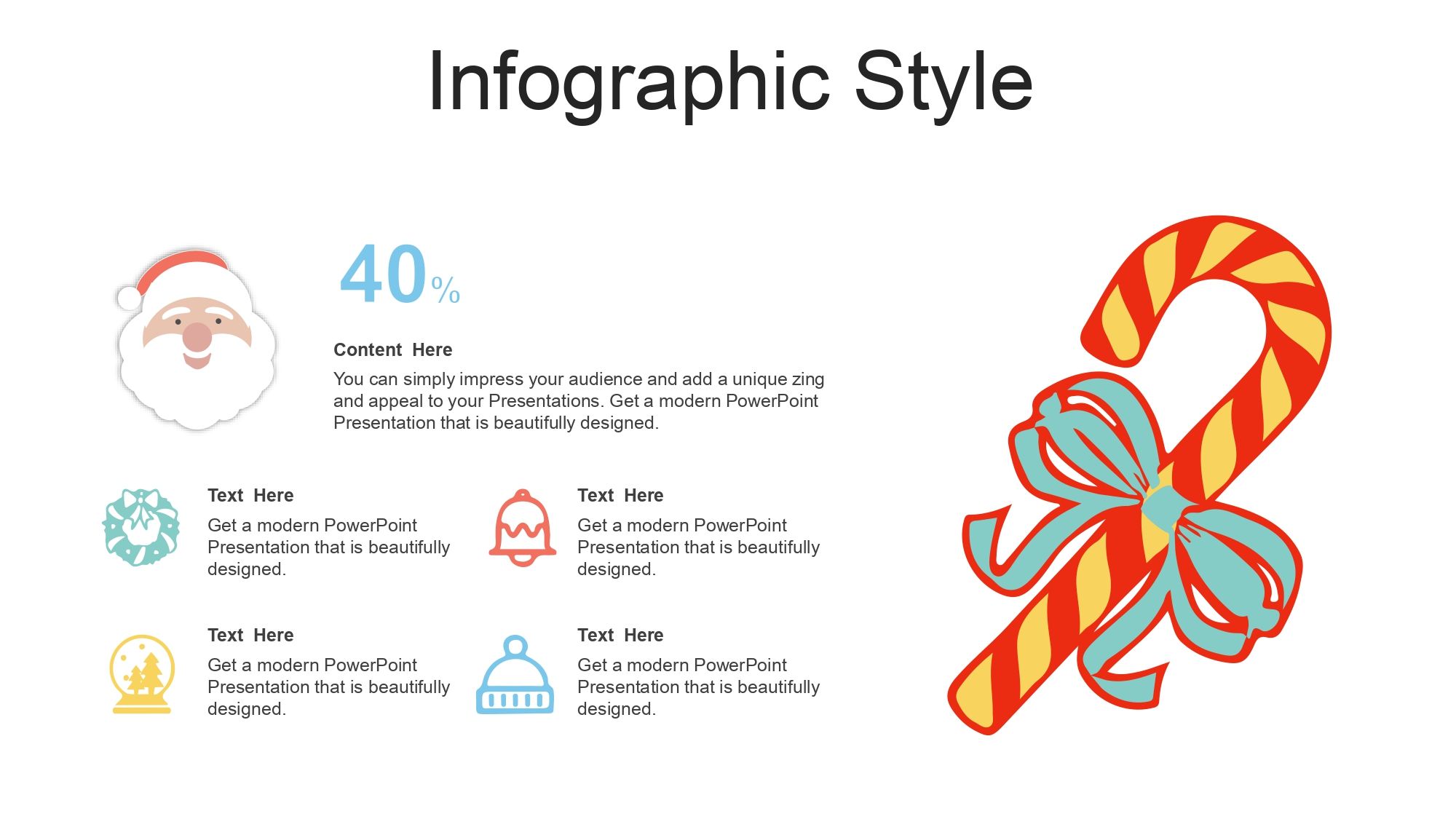 Regalos de Navidad Plantilla PowerPoint