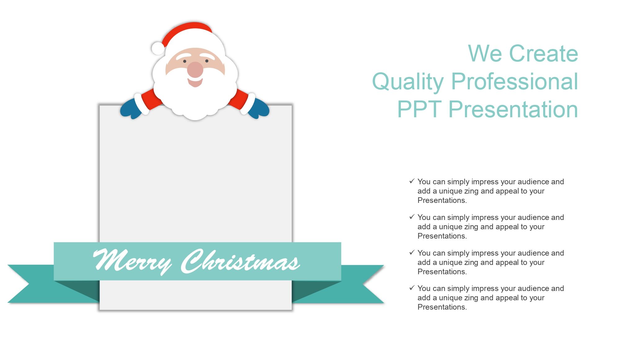 Regalos de Navidad Plantilla PowerPoint