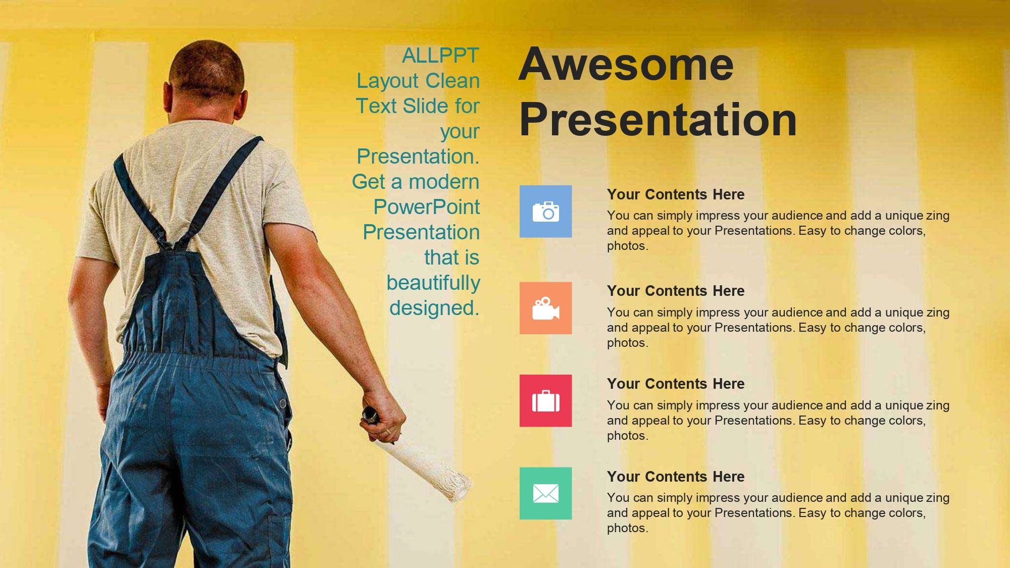 Renovación del Hogar Plantilla PowerPoint