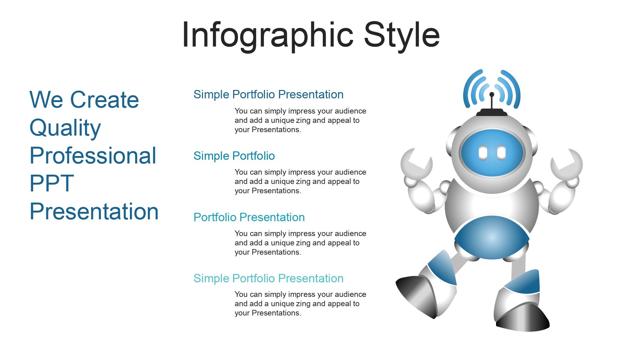 Robótica Plantilla PowerPoint