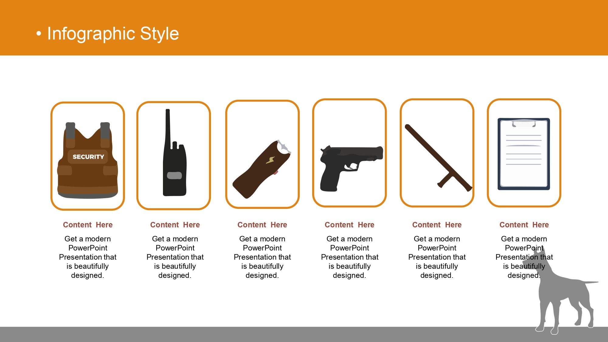 Seguridad Privada Plantilla PowerPoint