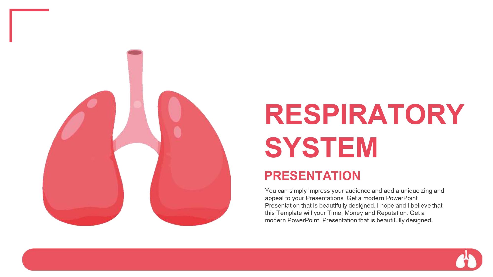 Sistema Respiratorio Plantilla PowerPoint