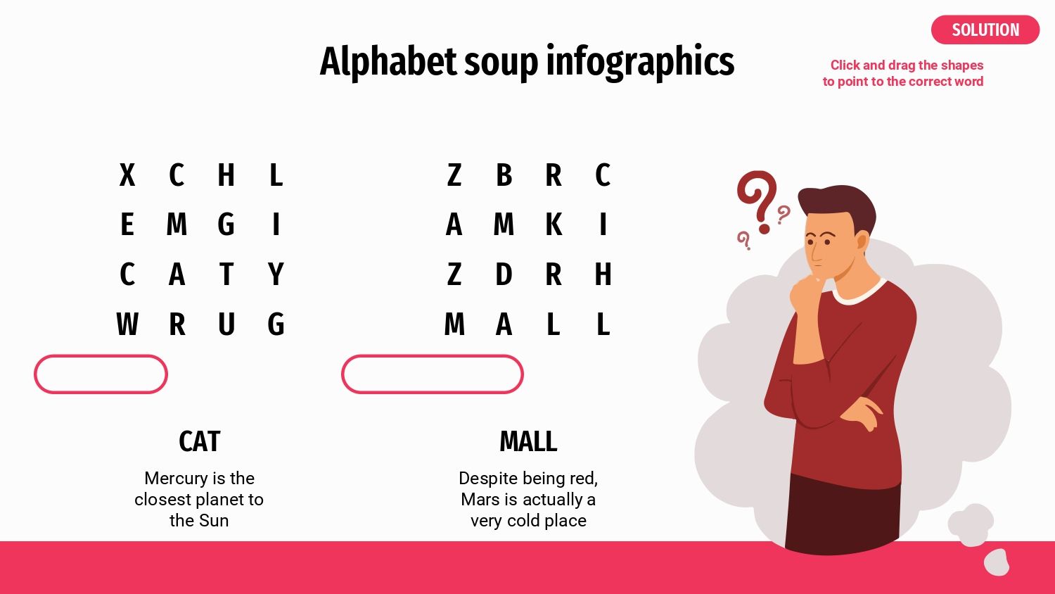 Sopa de Letras Plantilla PowerPoint