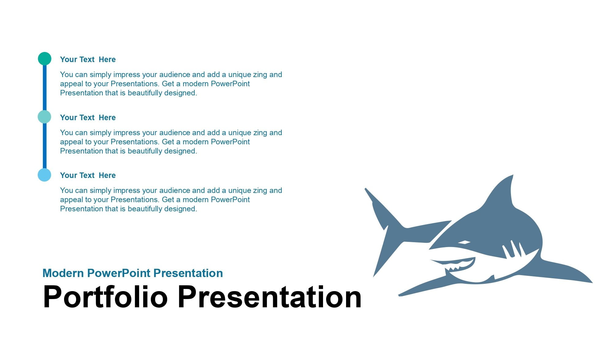 Tiburón Plantilla PowerPoint