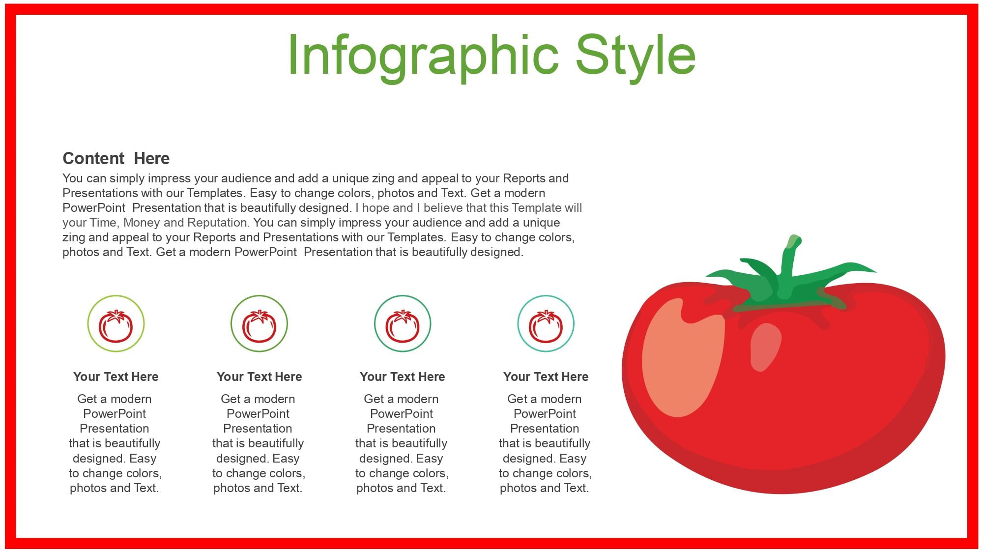 Tomate Plantilla PowerPoint