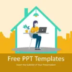 Trabajo desde casa Plantilla PowerPoint