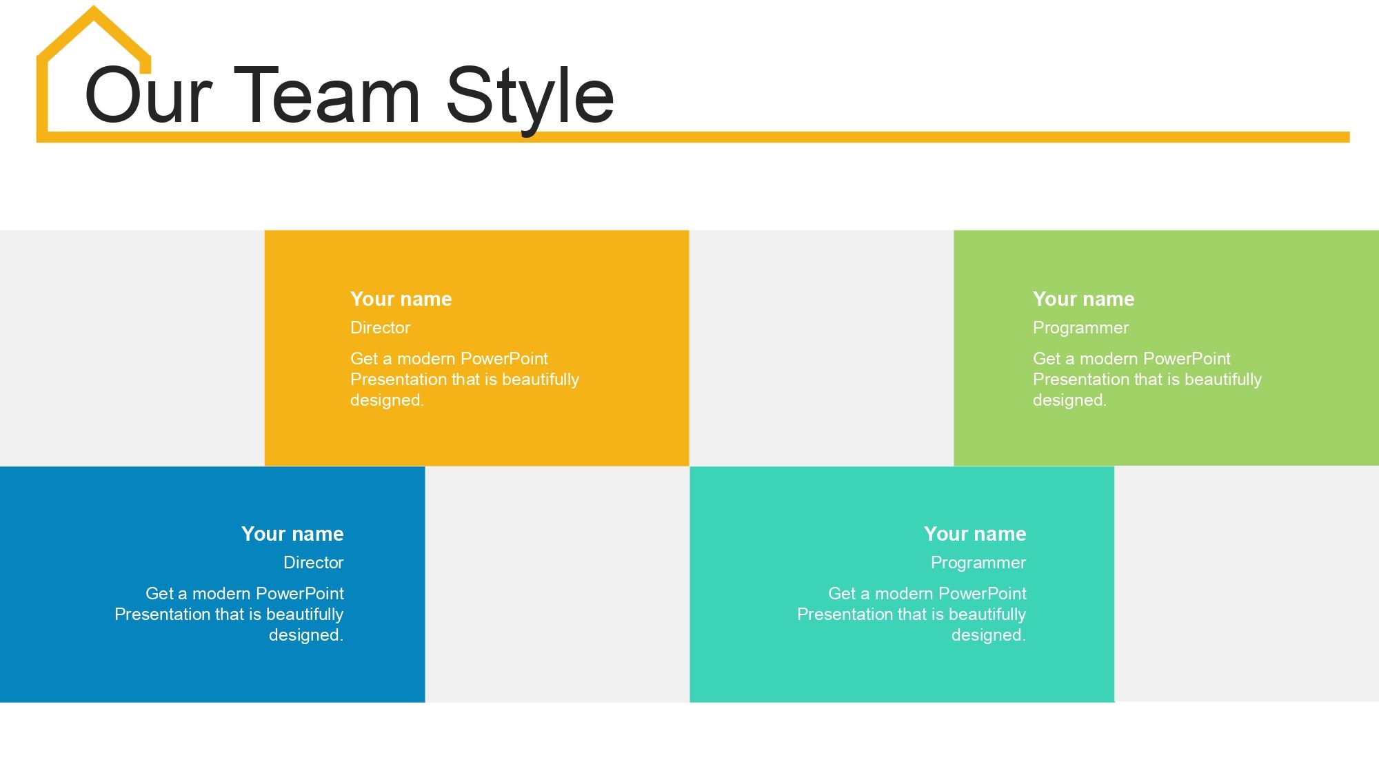 Trabajo desde casa Plantilla PowerPoint