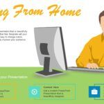 Trabajo desde casa Plantilla PowerPoint