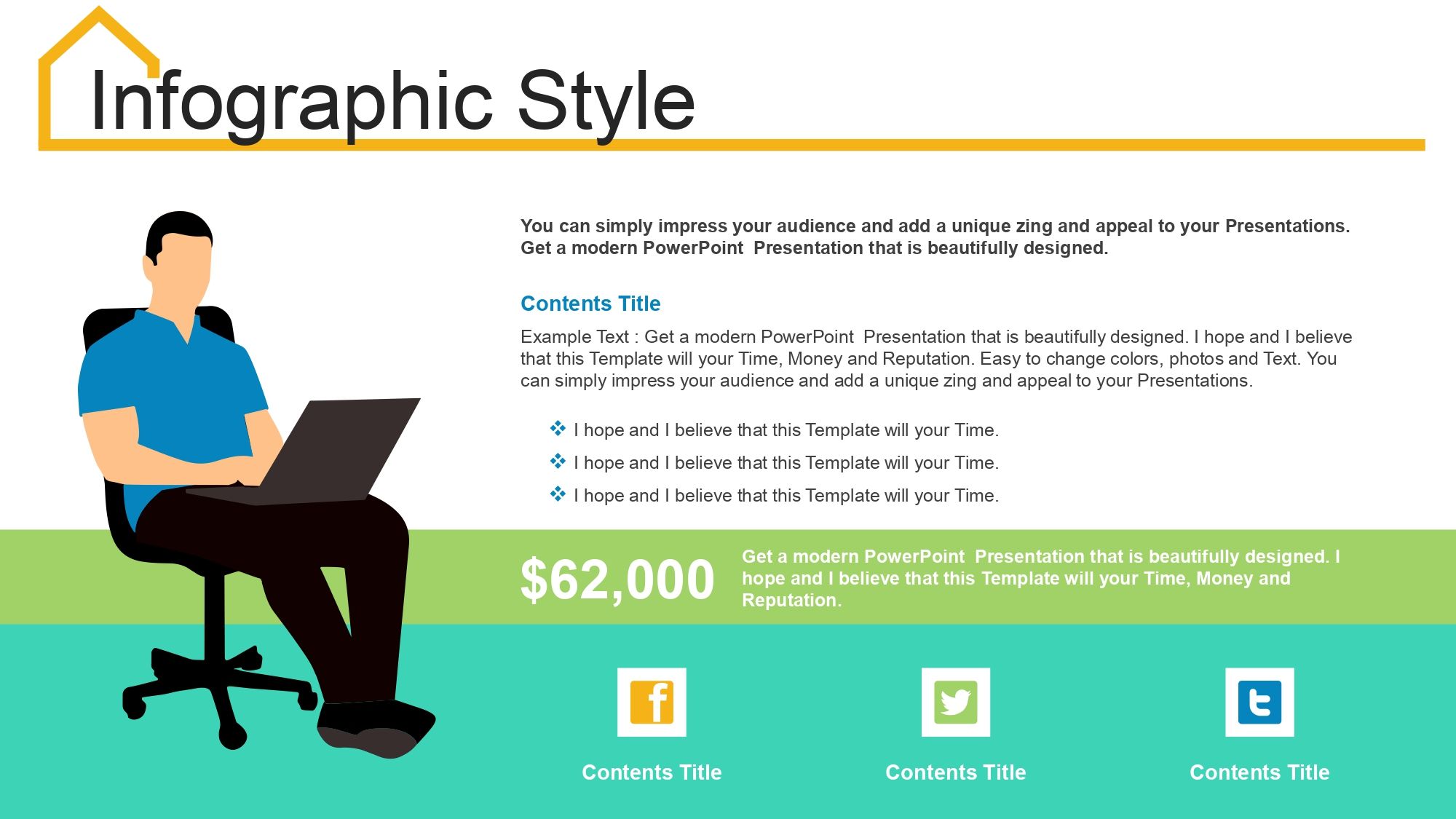Trabajo desde casa Plantilla PowerPoint