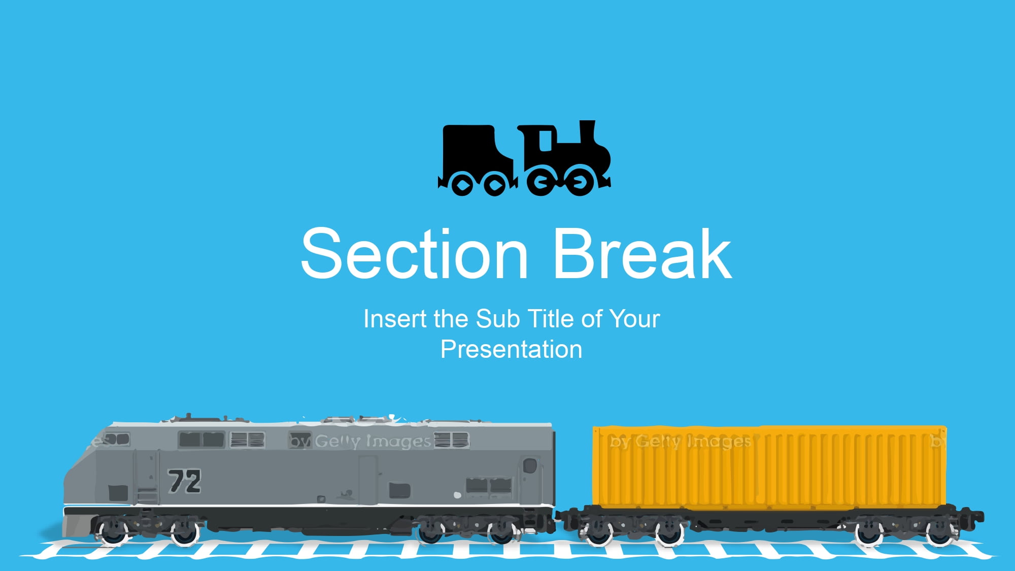 Transporte Ferroviario Plantilla PowerPoint