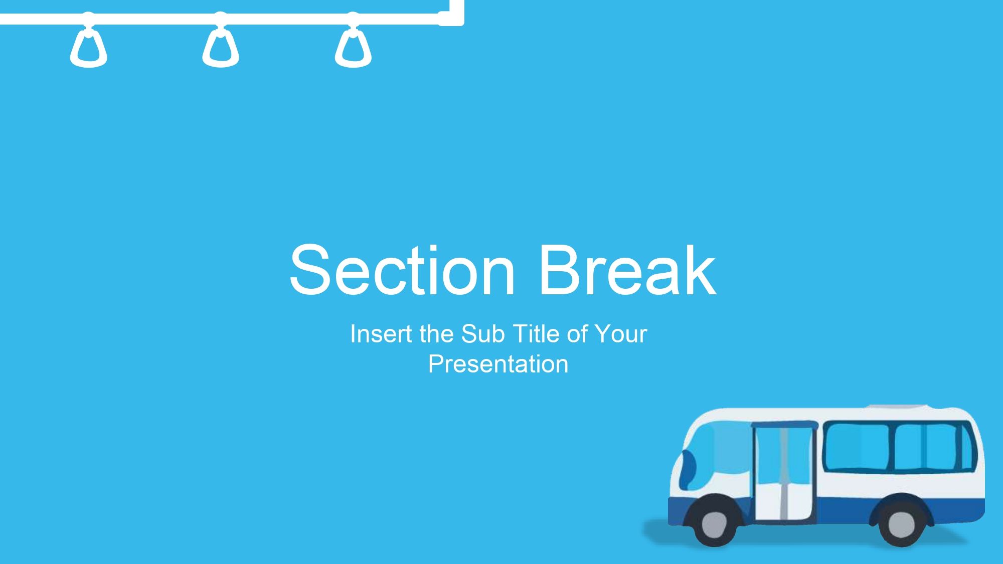 Transporte Publico Plantilla PowerPoint