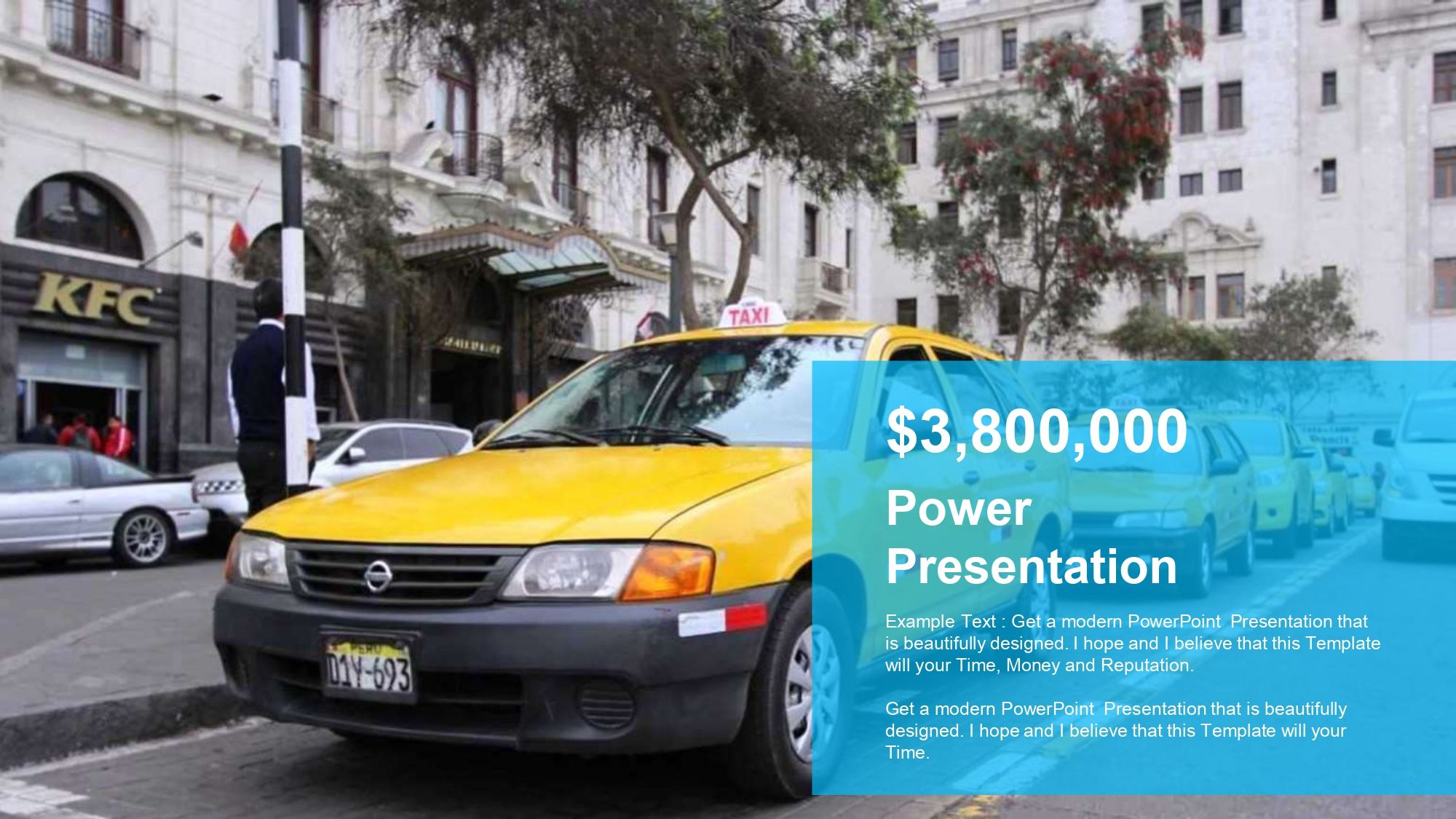 Transporte Publico Plantilla PowerPoint