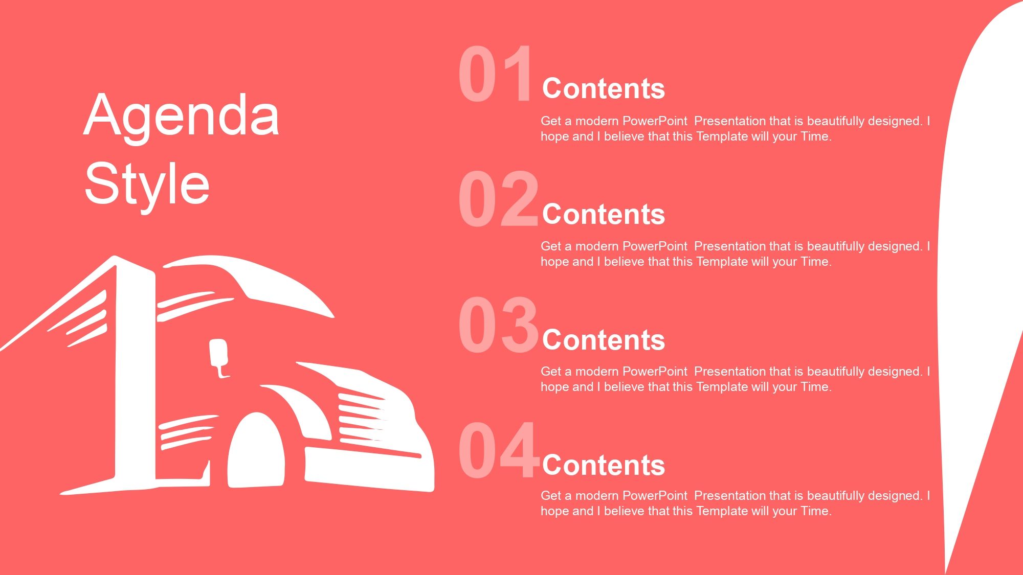 Transporte de Carga Plantilla PowerPoint