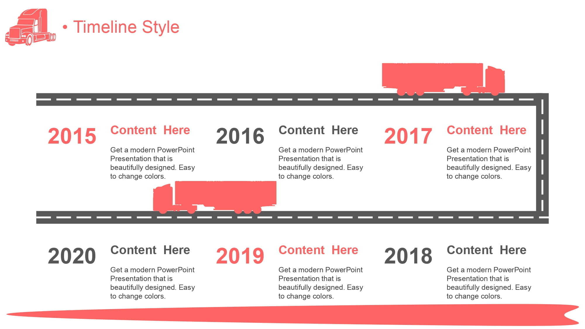 Transporte de Carga Plantilla PowerPoint