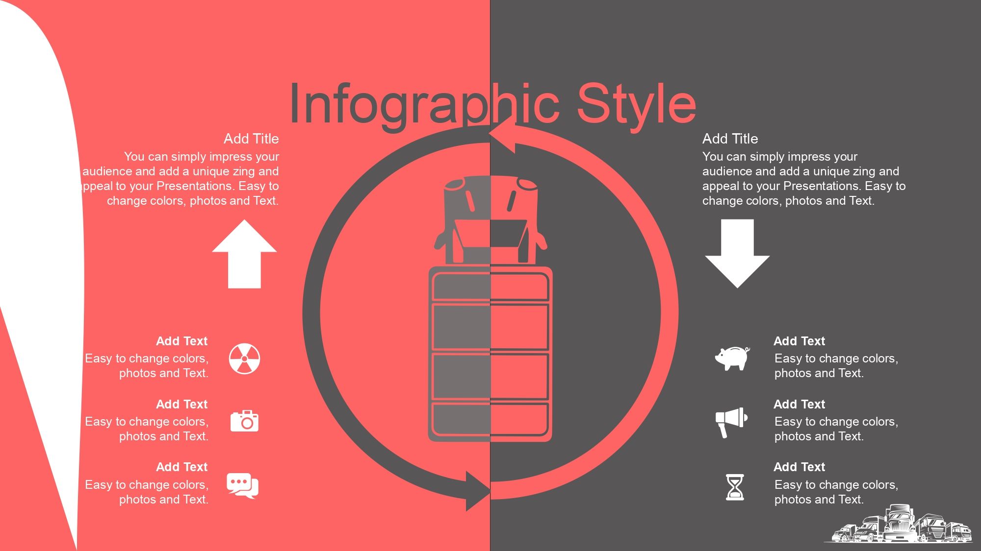 Transporte de Carga Plantilla PowerPoint