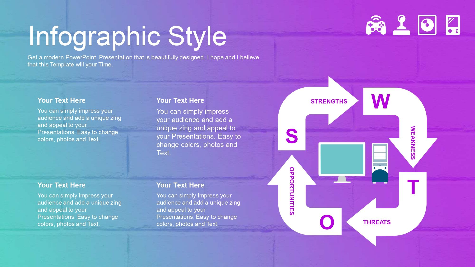 Videojuegos Plantilla PowerPoint