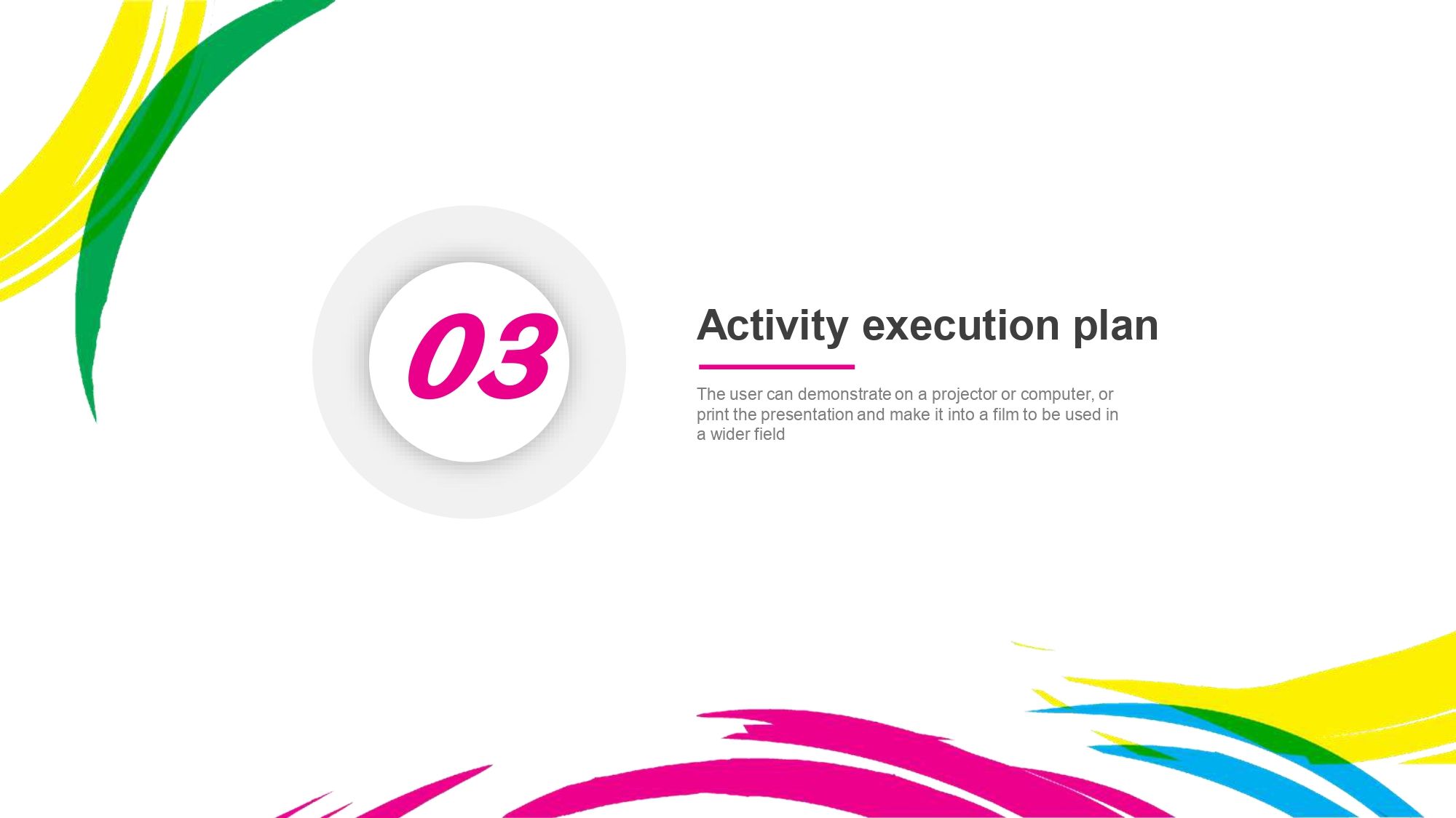 Acuarela Animada Plantilla PowerPoint