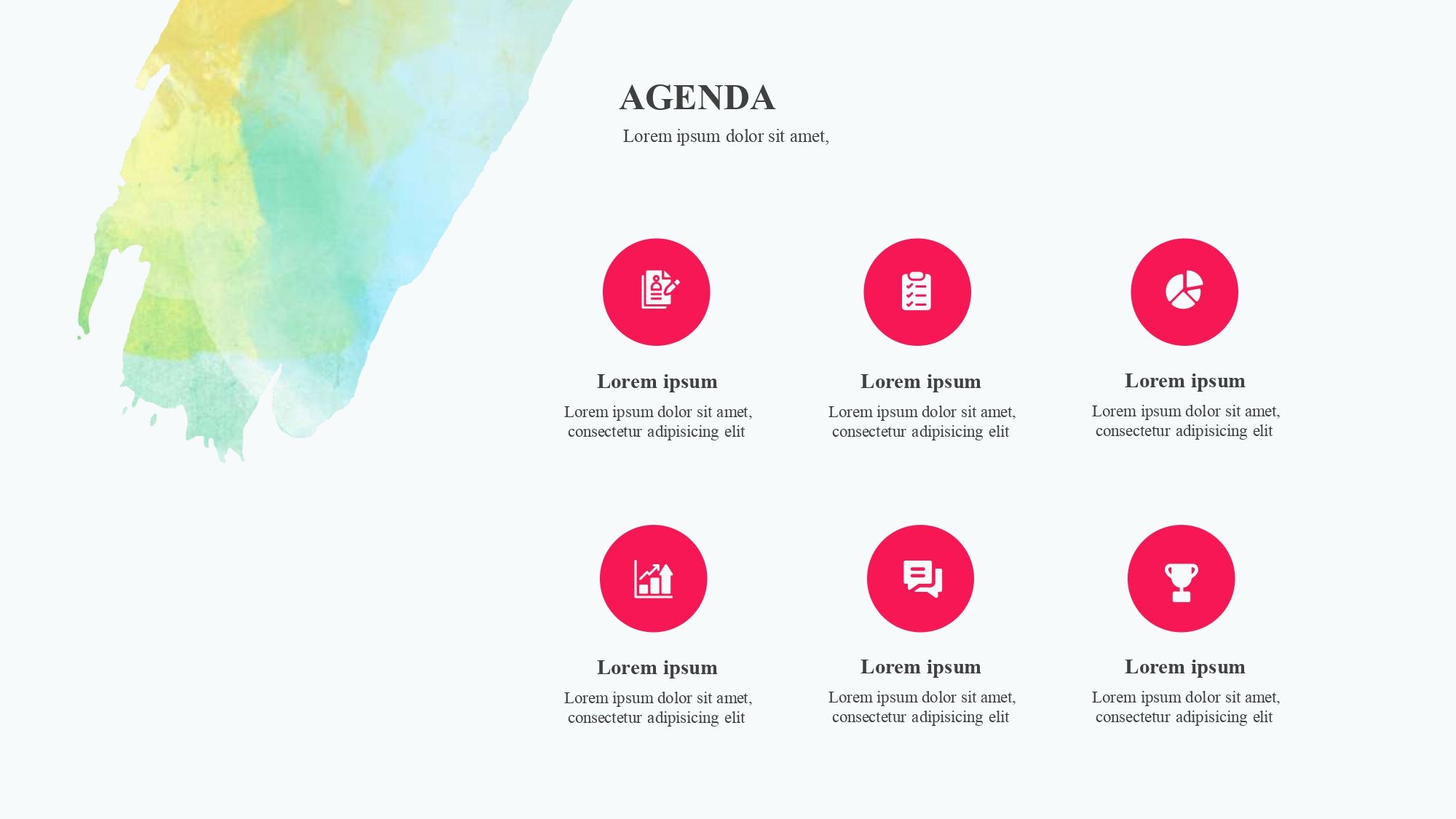 Watercolor Plantilla PowerPoint
