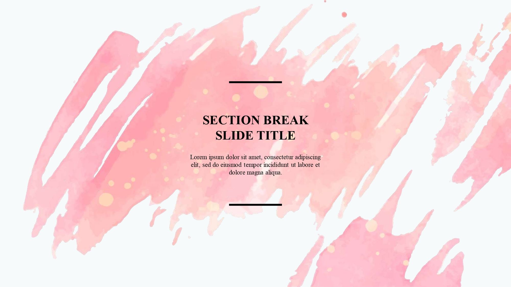 Watercolor Plantilla PowerPoint
