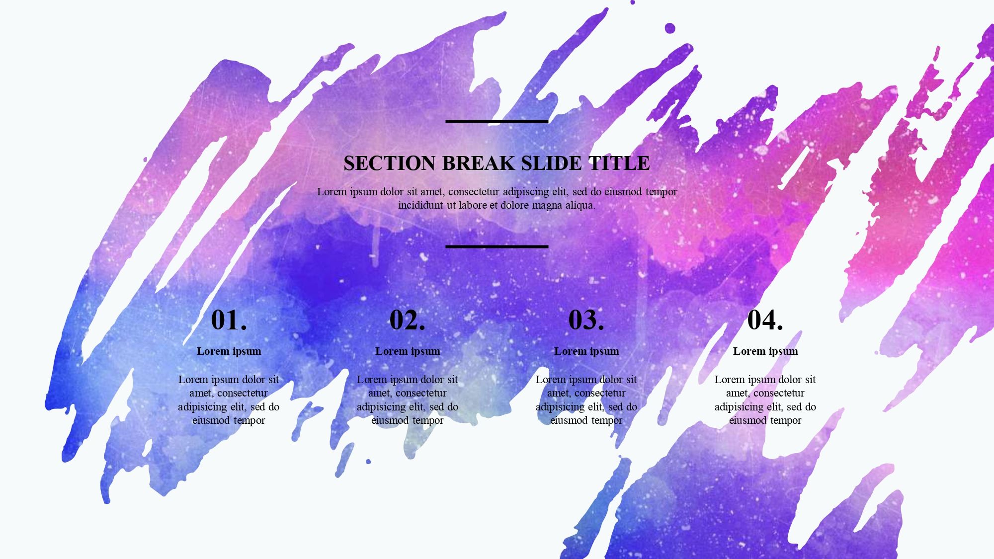 Watercolor Plantilla PowerPoint