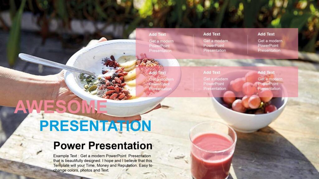 Yogurt Plantilla PowerPoint