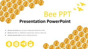 Abejas Plantilla PowerPoint