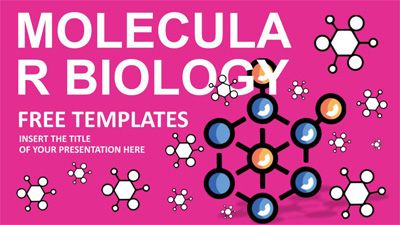 Biología Molecular Plantilla PowerPoint