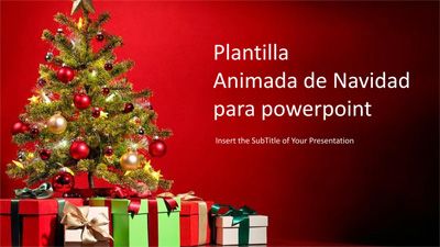 Navidad Animada Plantilla PowerPoint