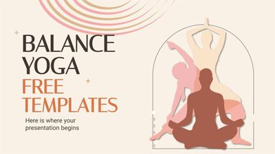 Balance y Yoga Plantilla PowerPoint