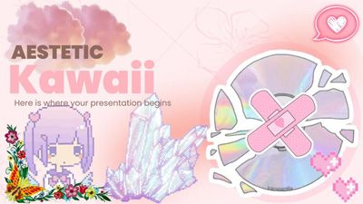 Aesthetic Kawaii Plantilla PowerPoint