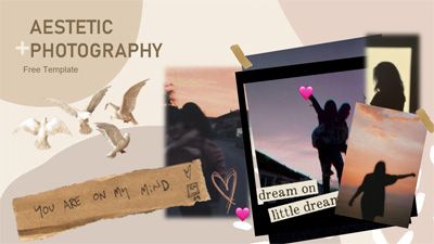 Aesthetic de Fotografía Plantilla PowerPoint