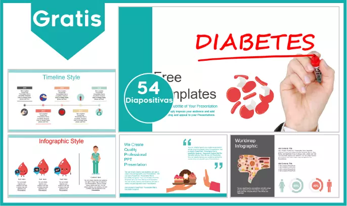 Diabetes Plantilla PowerPoint
