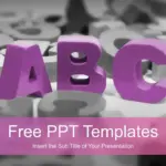 ABC del Alfabeto Plantilla PowerPoint