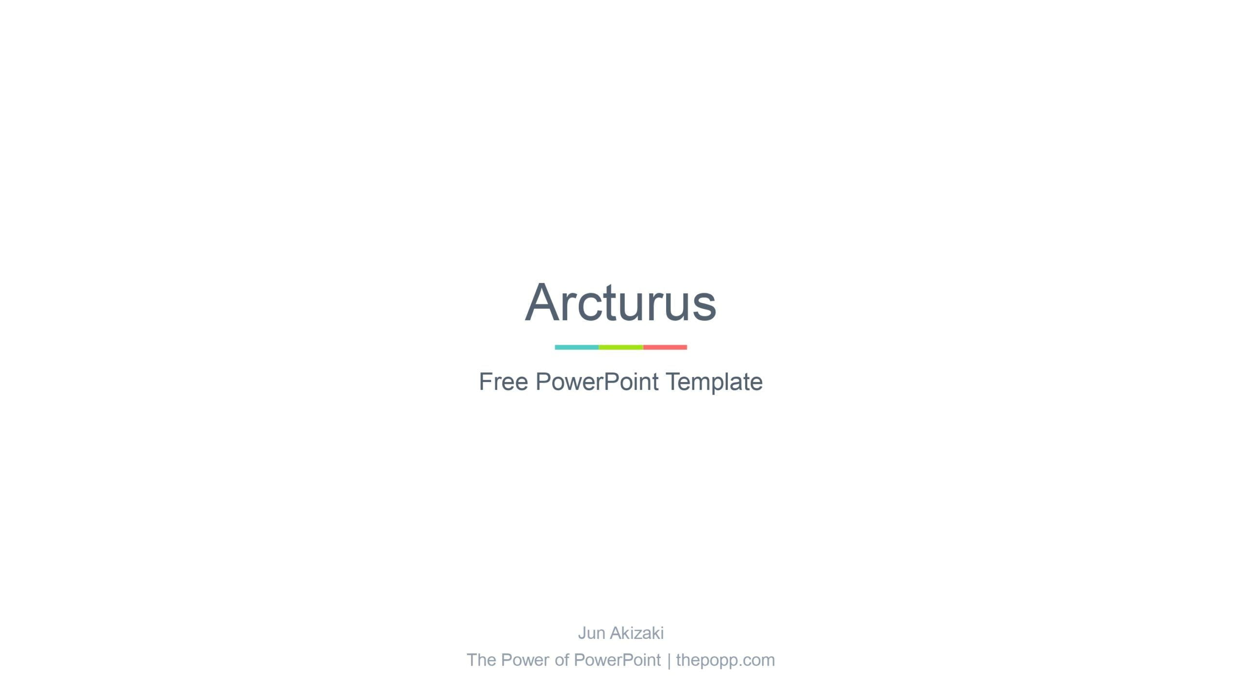 Arcturus Plantilla animada para PowerPoint
