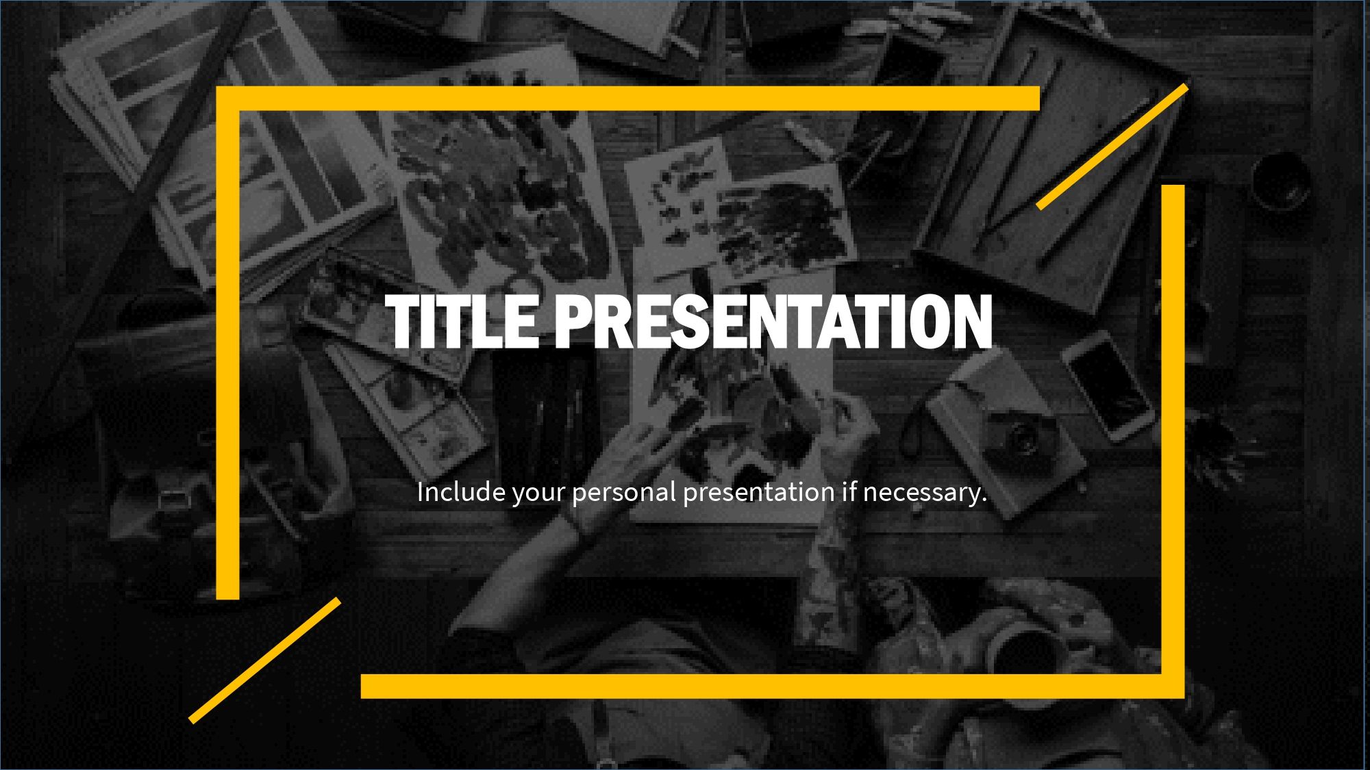 Artista Plantilla PowerPoint