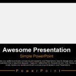 Bombilla Incandescente Plantilla PowerPoint