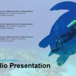 Buceo Marino Plantilla PowerPoint