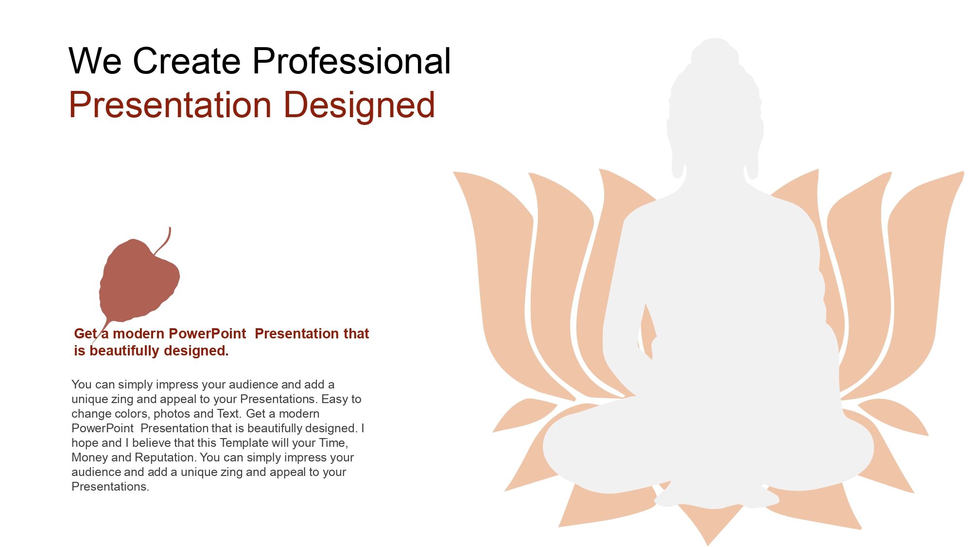 Budismo Plantilla PowerPoint