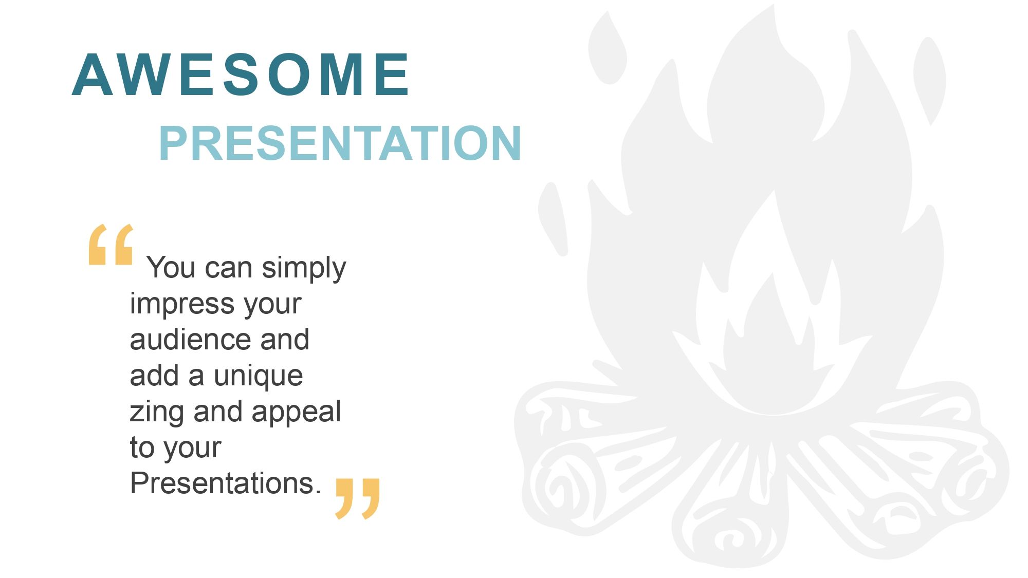 Campamento Plantilla PowerPoint