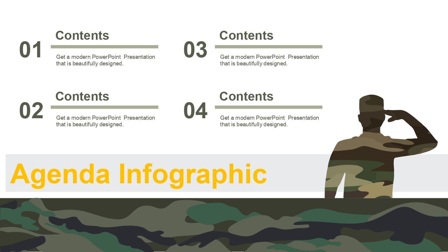 Camuflaje Plantilla PowerPoint