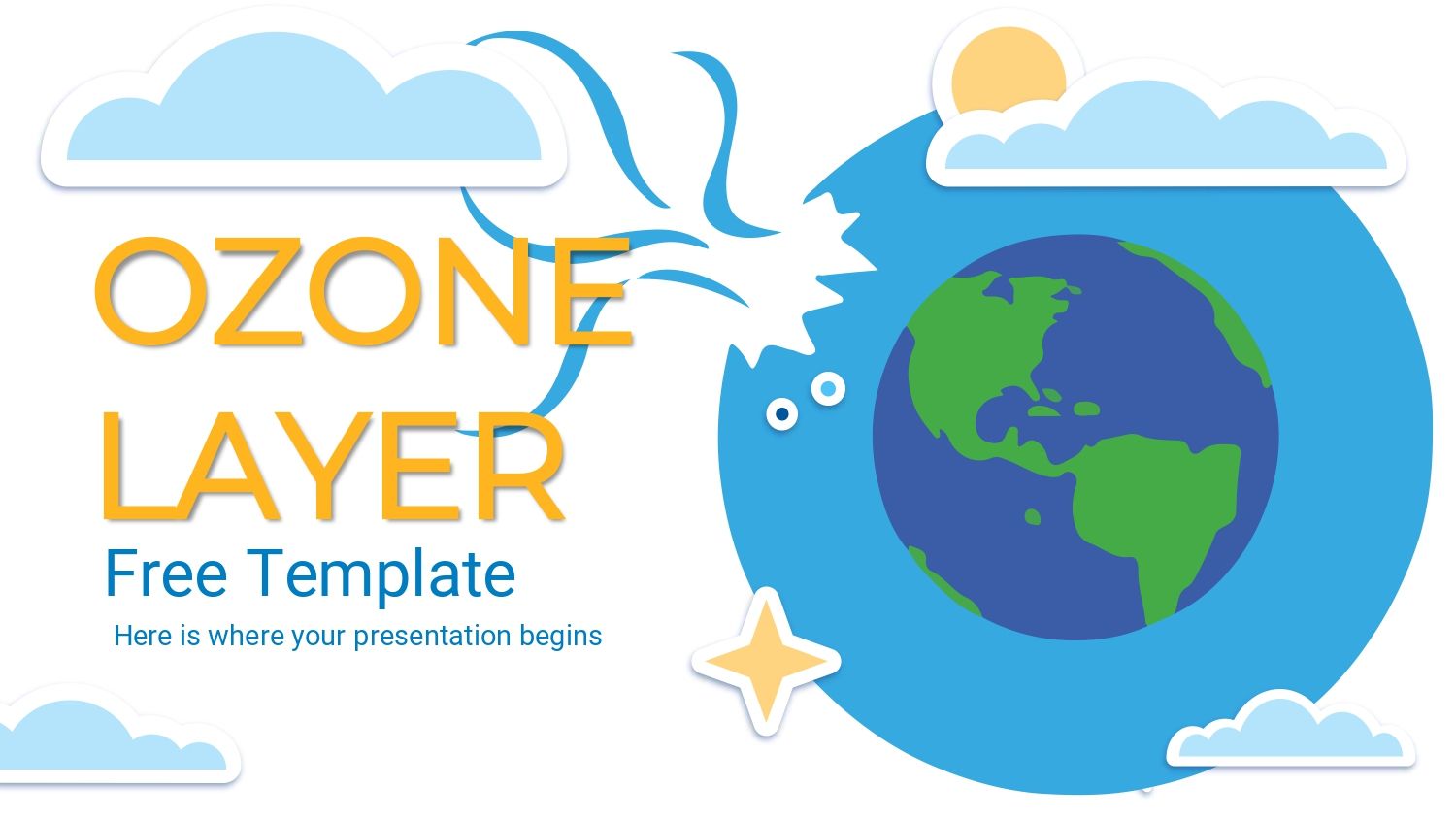 Capa de Ozono Plantilla PowerPoint