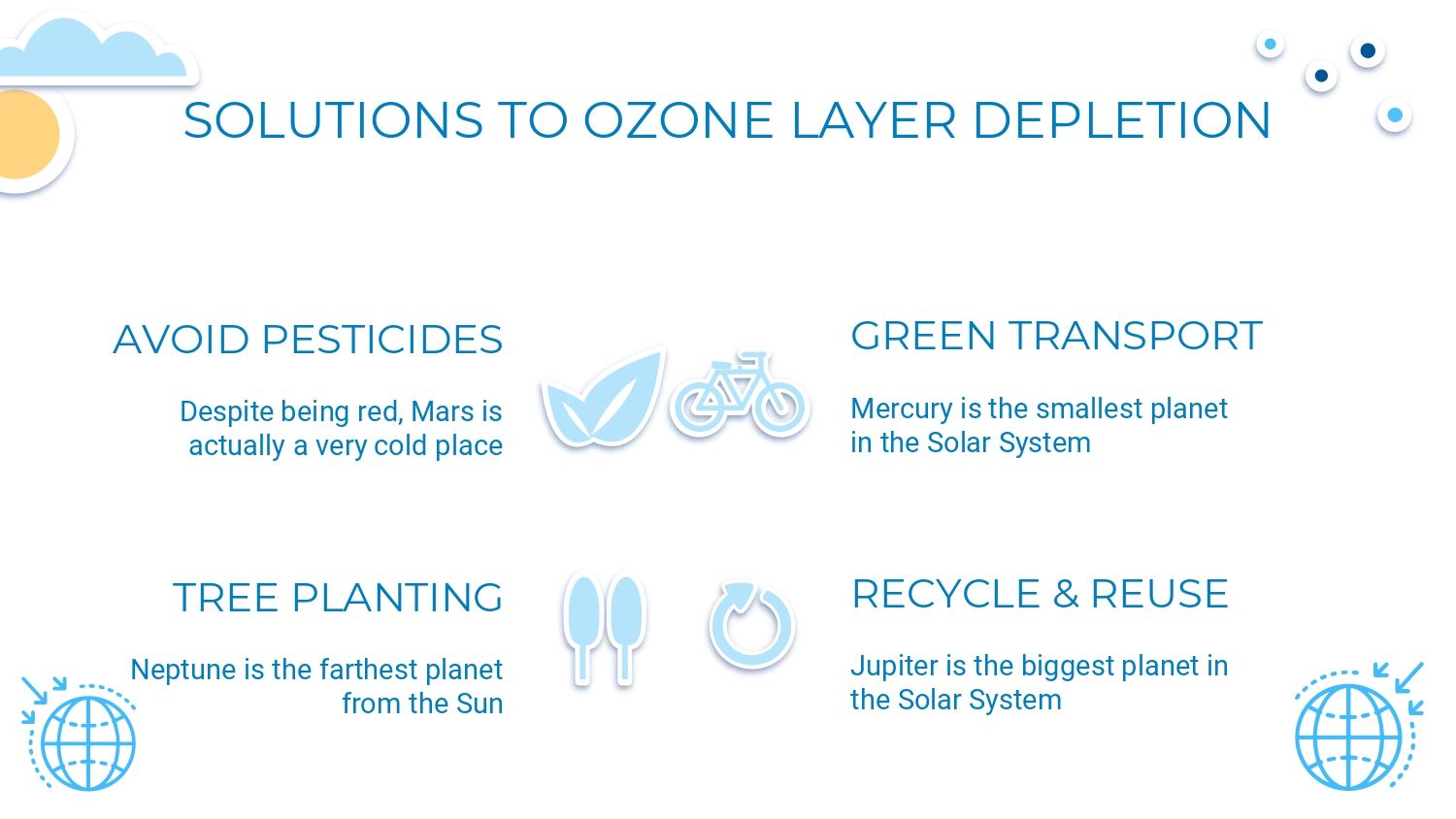 Capa de Ozono Plantilla PowerPoint