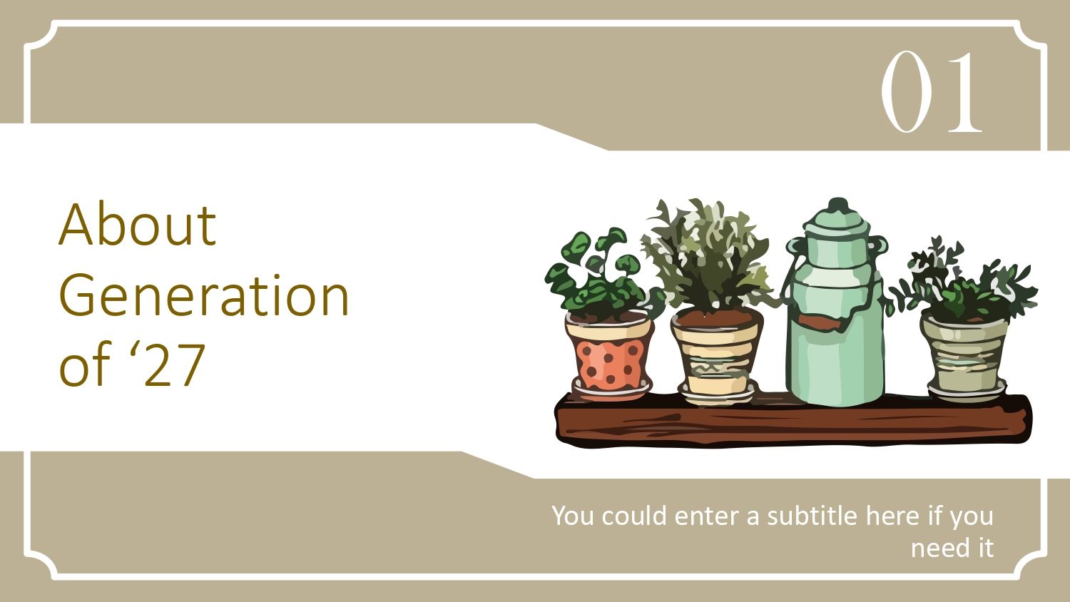 Cocina Rustica Plantilla PowerPoint