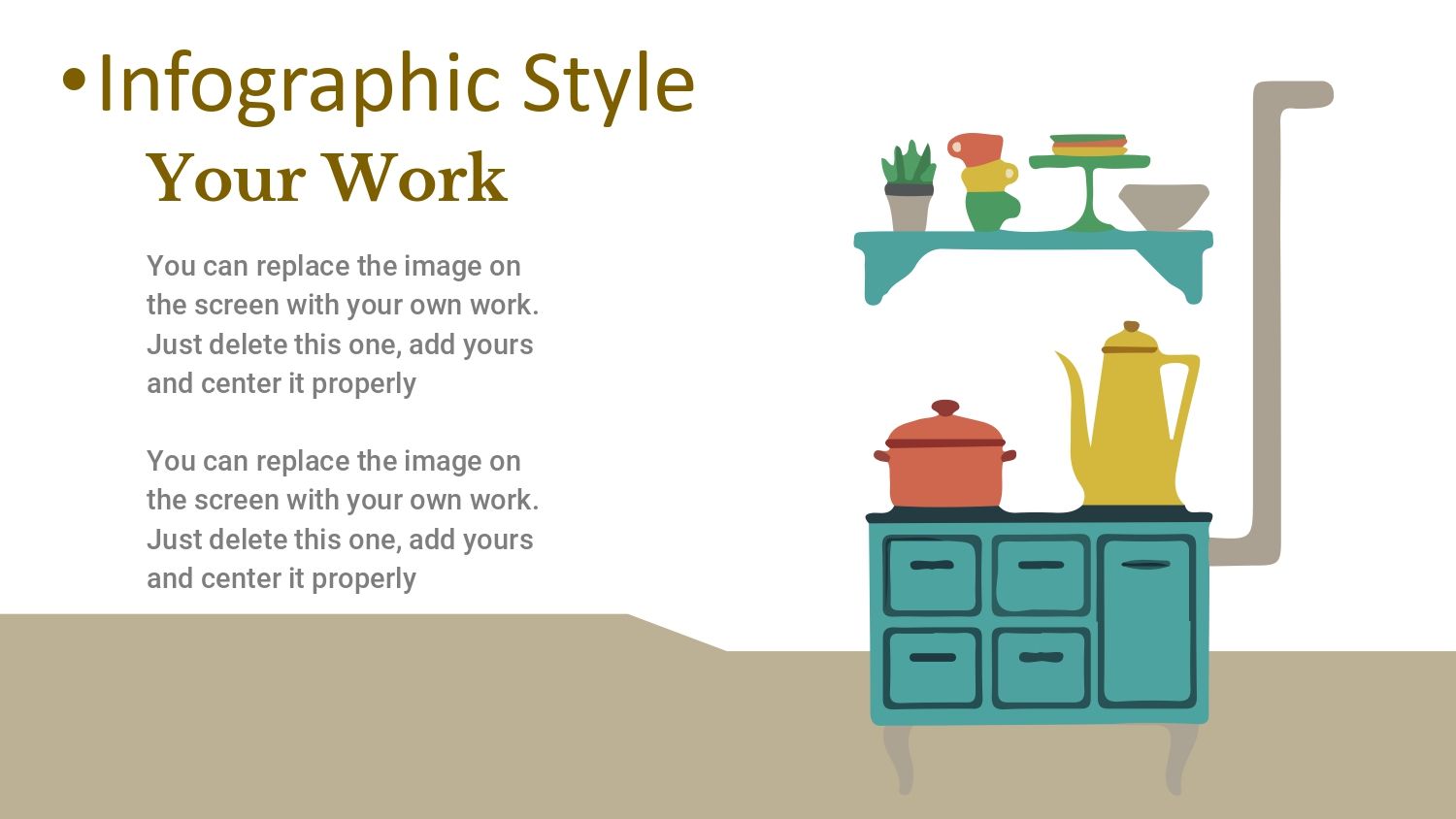 Cocina Rustica Plantilla PowerPoint