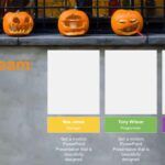 Compras de Halloween Plantilla PowerPoint