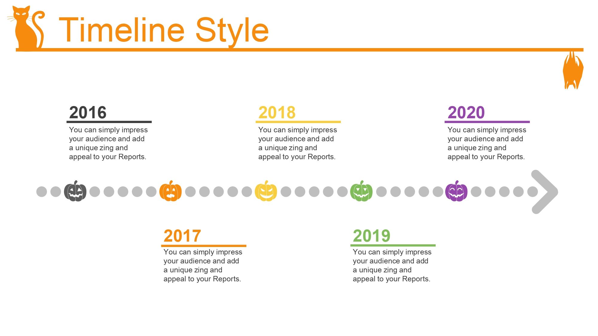 Compras de Halloween Plantilla PowerPoint