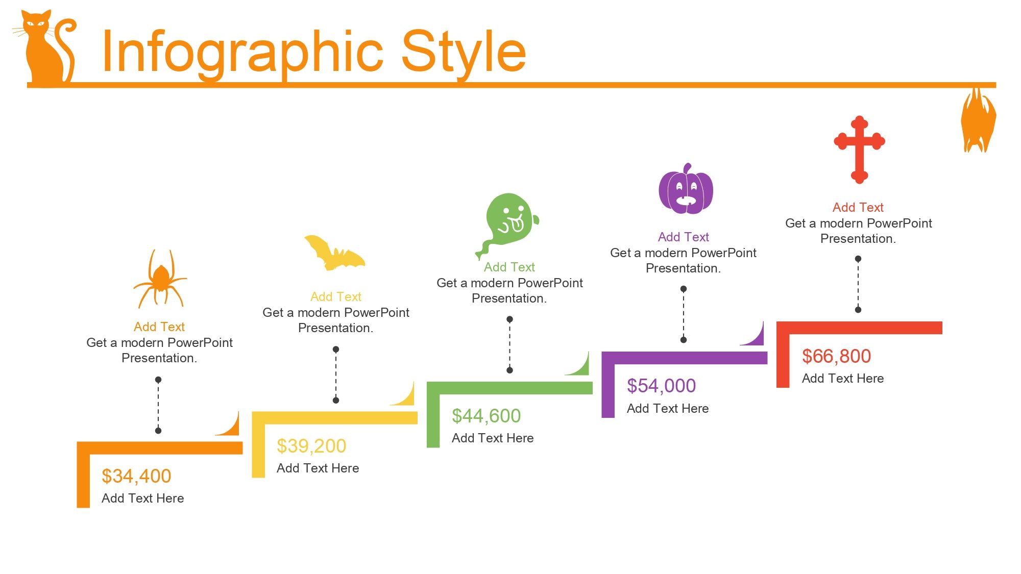 Compras de Halloween Plantilla PowerPoint