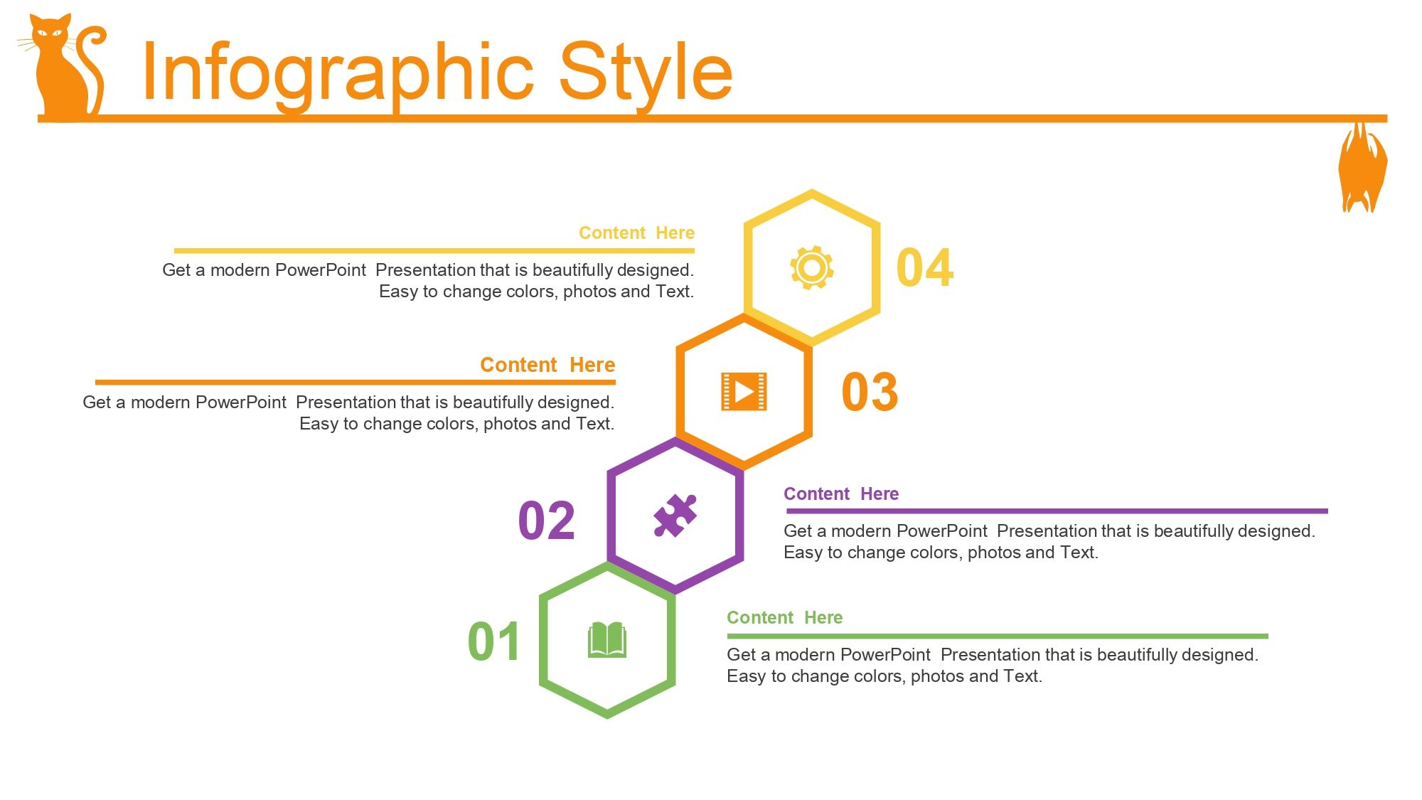 Compras de Halloween Plantilla PowerPoint