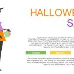 Compras de Halloween Plantilla PowerPoint