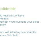 Cuadros Verdes Plantilla PowerPoint